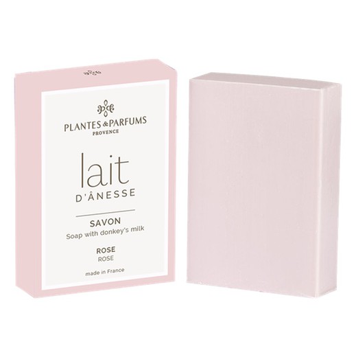 Jabon con Leche Burra Rosa Plantes & Parfums