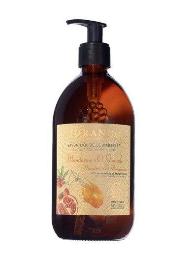 Jabón de Marsella líquido Mandarina y Granada 500 mL Durance