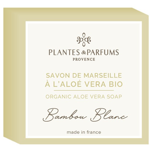 Jabon Marsella 100 Gr Bambou Blanco Plantes & Parfums