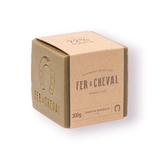 Jabón Marsella Cubo Oliva 300 Gr Jabón Marsella Fer A Cheval