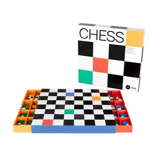 Juego de mesa ajedrez Hey Chess madera Balvi Idea Regalo