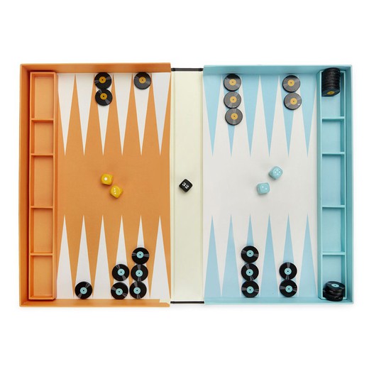 Juego de mesa backgammon Greatest Hits madera Balvi Idea Regalo