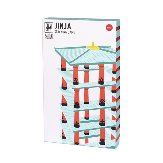 Juego de mesa equilibrio Jinja caja rígida madera Balvi Idea Regalo