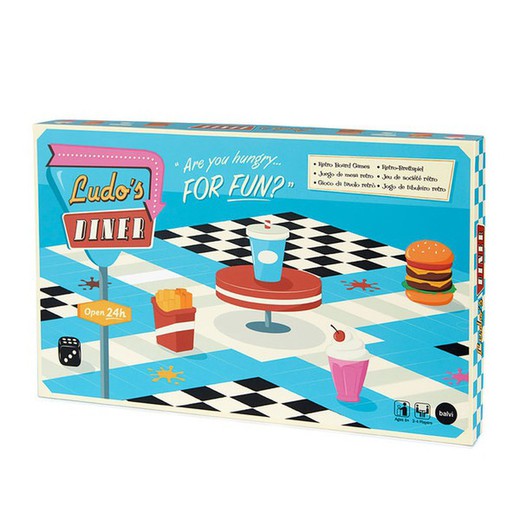 Juego de mesa Ludo's Diner Balvi Idea Regalo