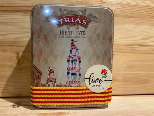 Lata Galletas Castellers Trias 175 grs Especial Sant Jordi