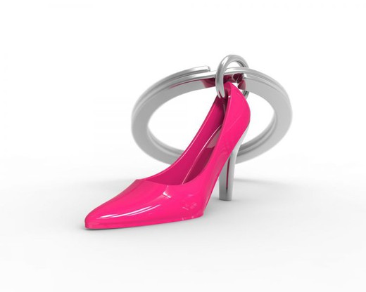 Llavero Diseño Lifestyle Zapato rosa Metalmorphosis