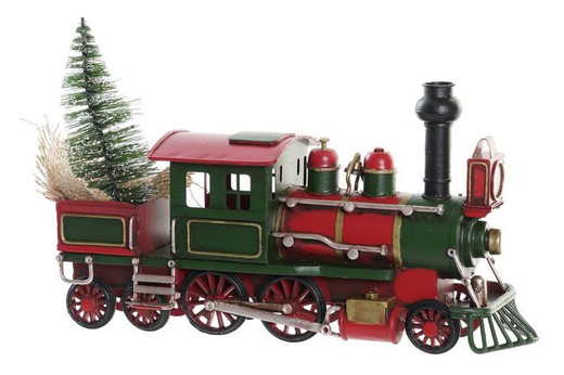 Locomotora Tren Vintage Decoracion Metal Navidad decoración de navidad para casa