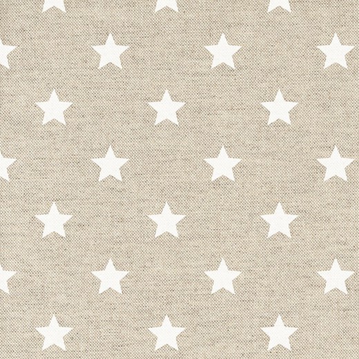 Mantel Antimanchas 140x140 Estrellas Blanco