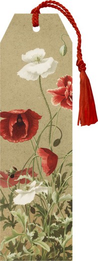 Marcapáginas Libro Poppies 5x17 Sköna Ting Suecia