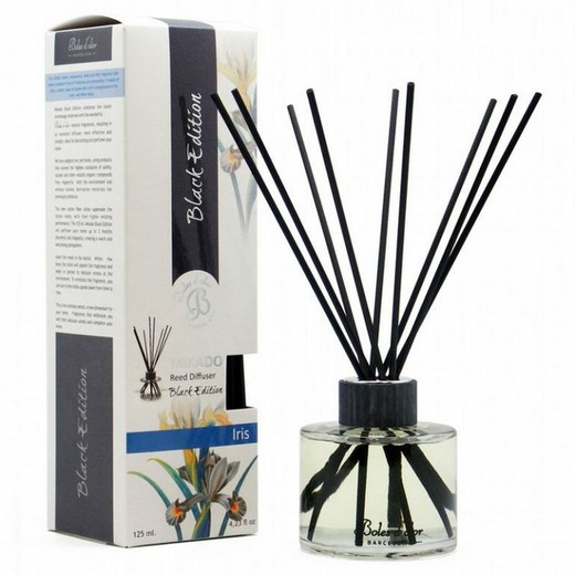 Mikado Difusor Aroma Iris Boles Olor 125 ml Black Edition