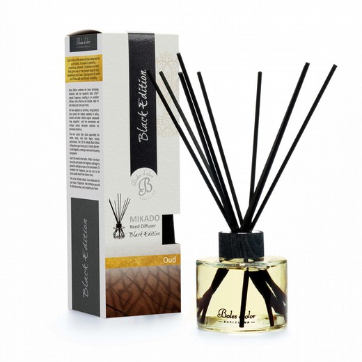 Mikado Difusor Aroma Oud Boles Olor 125 ml Black Edition