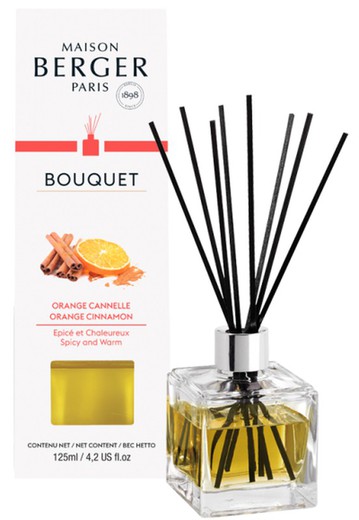 Mikado Naranja y Canela Maison Berger 125 ml Bouquet Perfumado