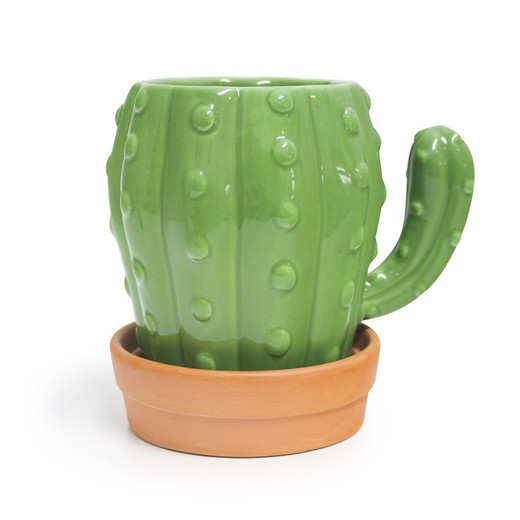 Mug Cactus 450 ml con asa Balvi Idea Regalo