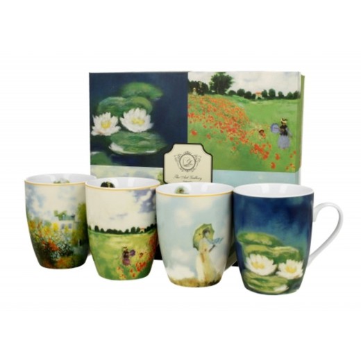 Mug Clasico J Monet Porcelana para Té e Infusion