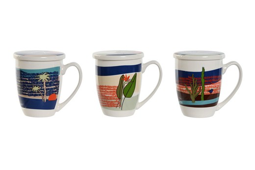 Mug Infusiones Porcelana 12X9X11 380 ml Juego Cocina