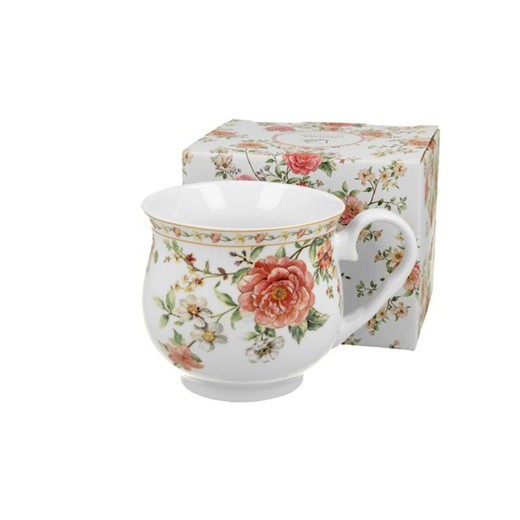 Mug Retro Carissima Porcelana para Té e Infusion