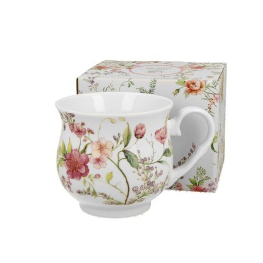 Mug Retro Indira Porcelana para Té e Infusion