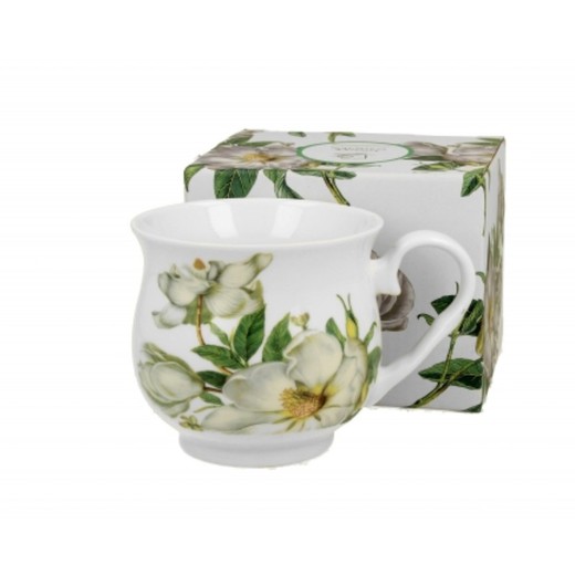 Mug Retro Magnolia Porcelana para Té e Infusion