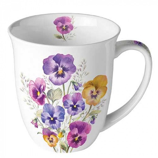 Mug Taza 0,4 l Pensamientos Ambiente Porcelana Especial Regalo