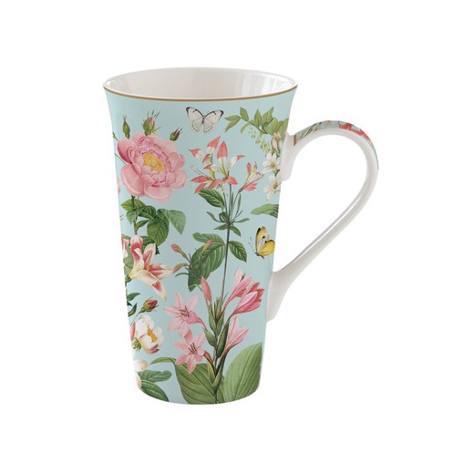 Mug Taza Alto Bgar Botanic 60 Cl Porcelana Easy Life