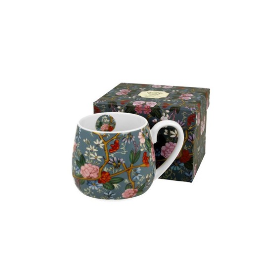 Mug Taza Ancho Kilburn Azul 43 Cl Porcelana Duo Art Gallery