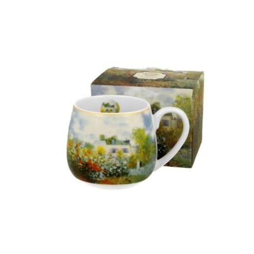 Mug Taza Ancho Monet Jardin 43 Cl Porcelana Duo Art Gallery