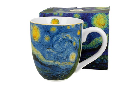 Mug Xxl Noche Van Gogh Porcelana para Té e Infusion