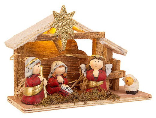 Nacimiento de belén decoración de navidad para casa