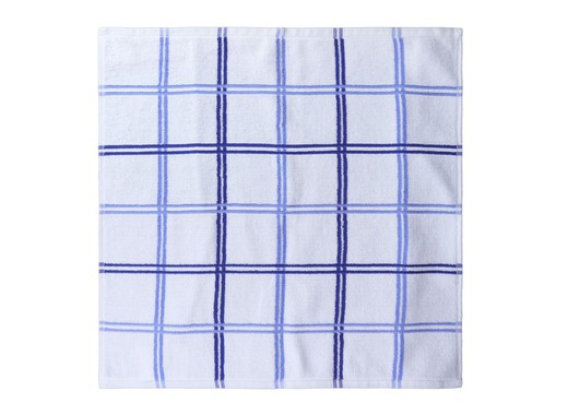 Paño de cocina algodón rizo Azul Pure Squares 50x50