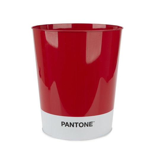 Papelera Pantone rojo lata Balvi Idea Regalo