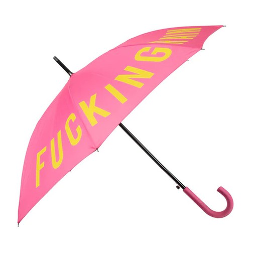 Paraguas Fucking Rain Rosa Fisura Ideal Regalo