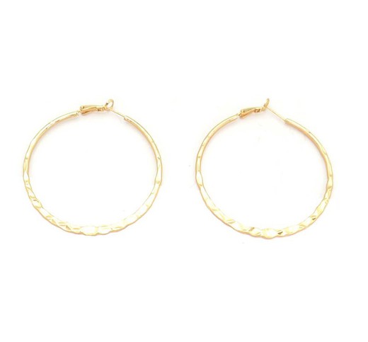 Pendiente Hoops Diseño Tropicart Gold