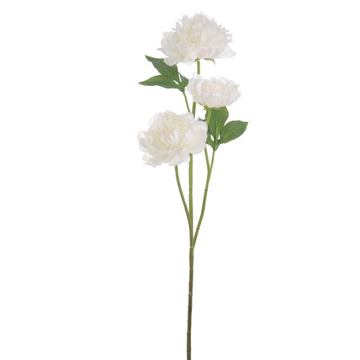 Peonia Blanca Planta Artificial Zaraplant