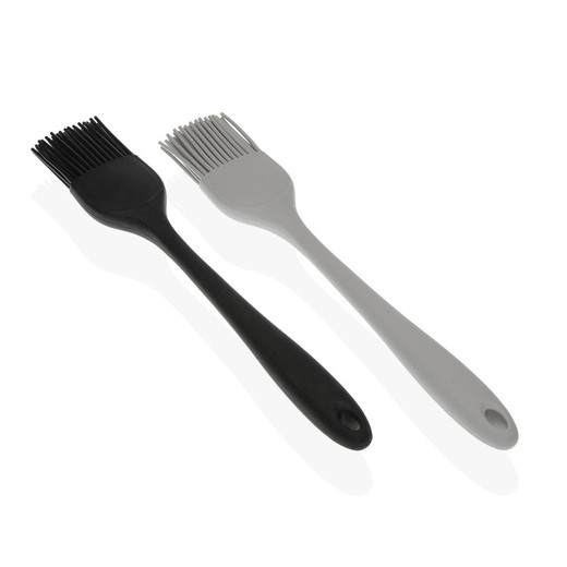 Pincel silicona para cocina color negro o gris