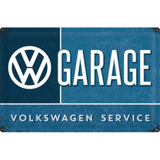 Placa Metal 40x60 VW Parking Retro Vintage