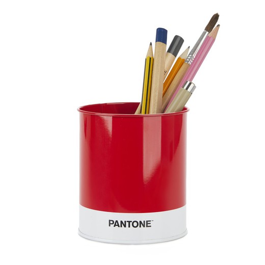 Portalápices Pantone rojo lata Balvi Idea Regalo