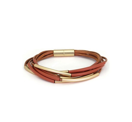 Pulsera Jackie Diseño Tropicart Ocre