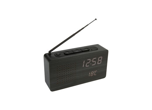 Radio despertador JVC RA-F120B Negro - Despertadores - Los mejores