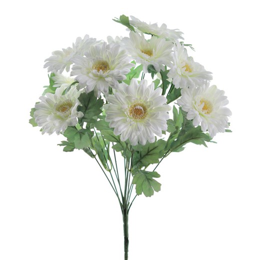 Ramo Gerbera Blanca 49 cms Planta Artificial Zaraplant