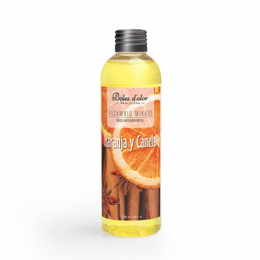 Recambio Mikado 200ml Naranja y Canela Boles Olor Ambients 200 ml