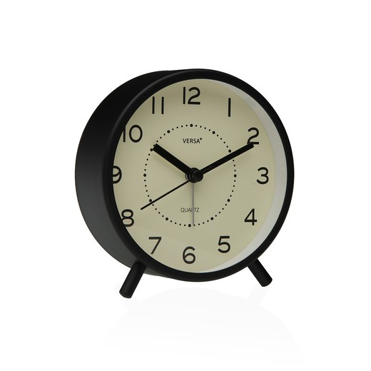 Reloj De Mesa Despertador Zeal Negro