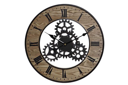 Compra Online Reloj decorativo de cocina pared negro, diseño moderno  detalle madera 30,5 cm en nuestra tienda Online de Artículos de Regalo y de  Decoración para el Hogar — WonderfulHome Shop