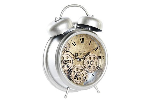 Reloj decorativo sobremesa diseño engranajes vintage
