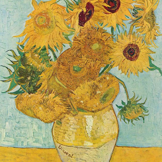 Servilletas Decoradas Girasoles Van Gogh 33x33 cm  PPD