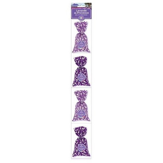 Set de 4 Sachets de Flores de Lavanda de Provenza Tipo D1 Esprit Provence