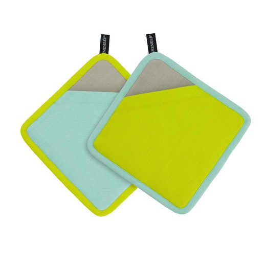 Set Manoplas Cocina Lemon Idea Regalo Remember