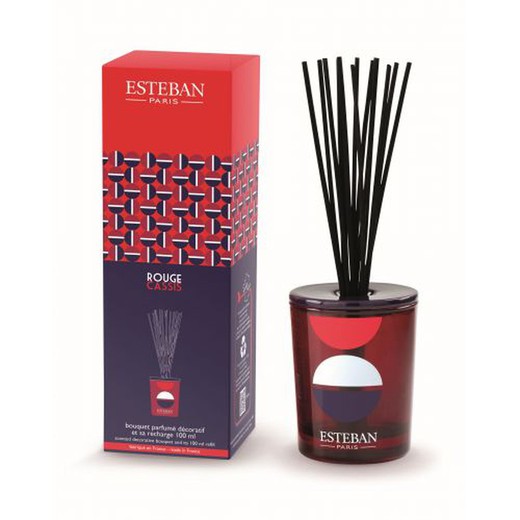 Set Mikado Cassis Rouge Decorativo 100 ml Esteban Paris