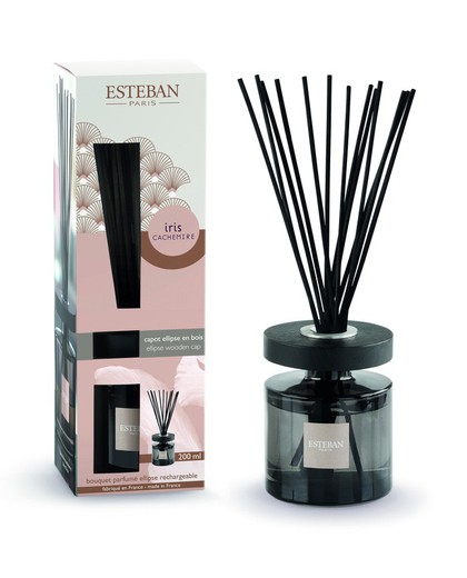 Set Mikado Ellipse 200 ml Esteban Paris Iris Cashmere