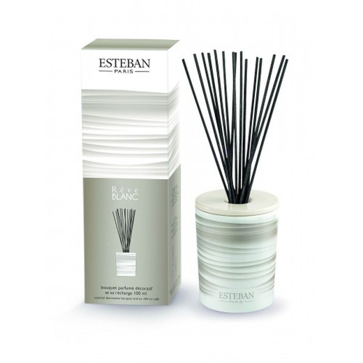 Set Mikado Reve Blanc Decorativo 100 ml Esteban Paris