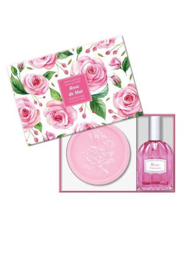 Set Regalo Jabón Artesano Almendra Eau Toilette Rosa de Provenza Esprit Provence